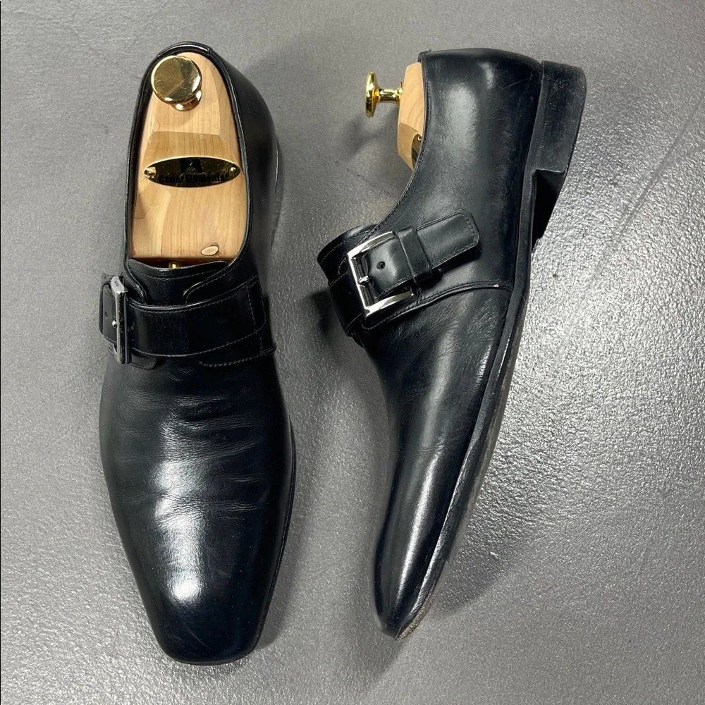 Prada black leather